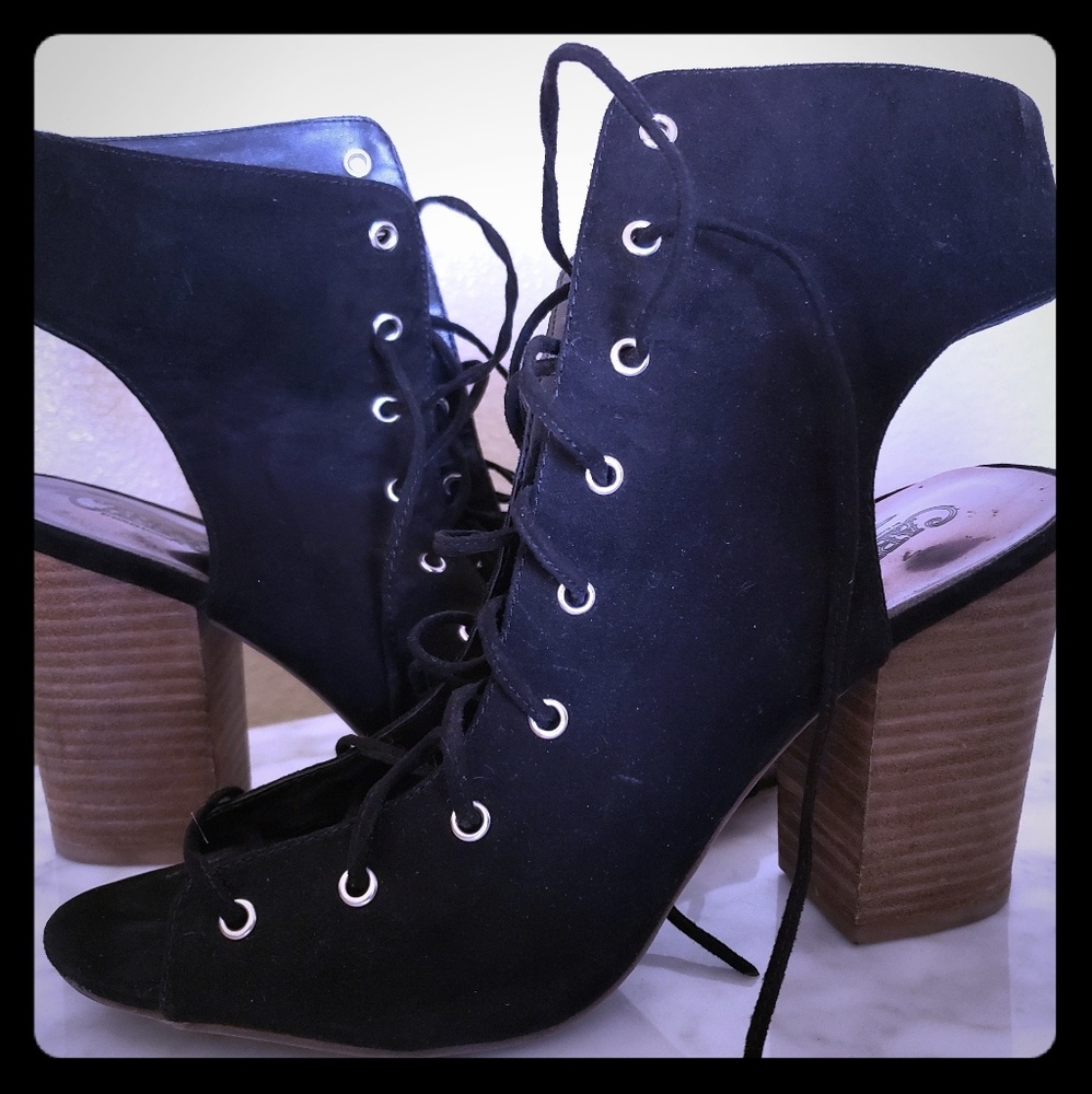 Carlos lace up heels